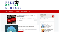Desktop Screenshot of freeonlinecourses.us