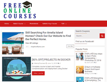 Tablet Screenshot of freeonlinecourses.us